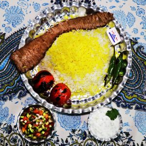 چلوکباب مخصوص بره 220 گرمی